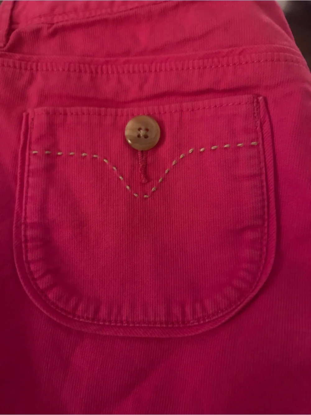 Old Navy Size 14 vibrant Pink High-Rise StraightDenim Shorts New 168
